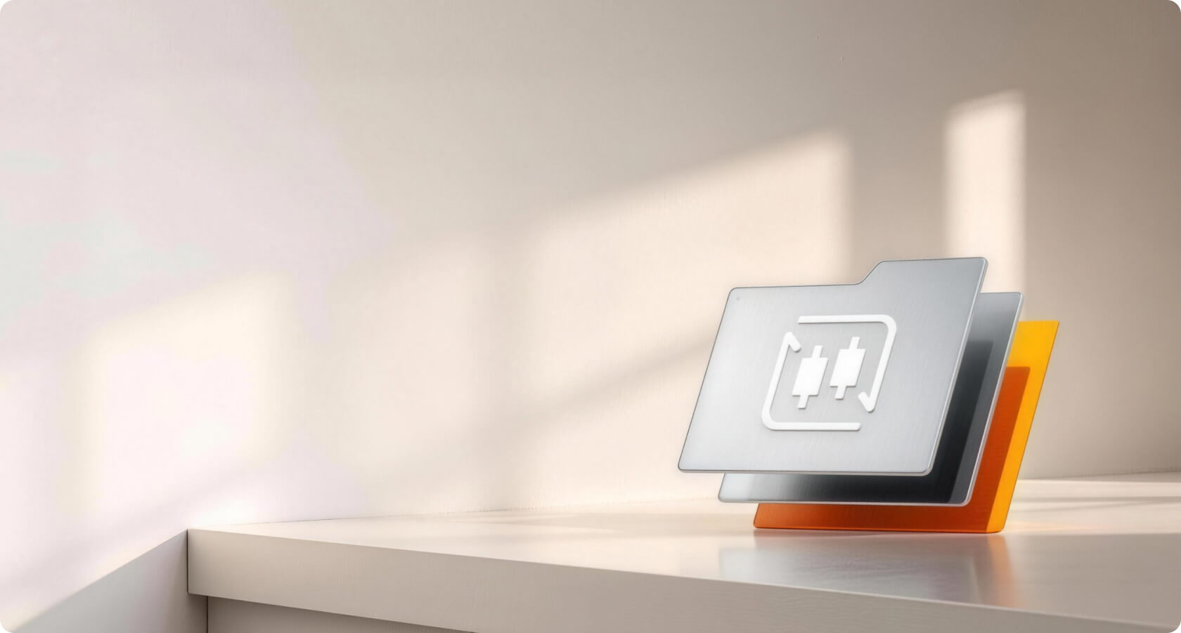 帶有股票K線圖表圖標的3D宣傳模型